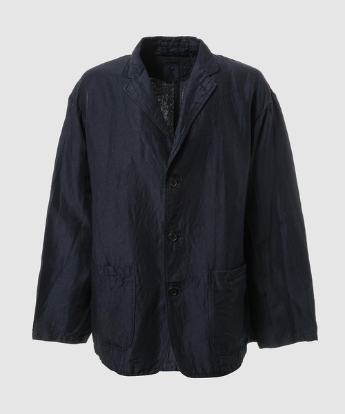 COMME des GARCONS HOMME(コム デ ギャルソン・オム)の「ESTEL LINEN GARMENT DYE JACKET(テーラードジャケット・メンズ・ネイビー/ブラック・S/M/XS/L)」の2枚目の写真