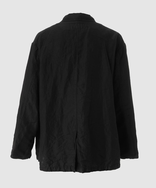 COMME des GARCONS HOMME(コム デ ギャルソン・オム)の「ESTEL LINEN GARMENT DYE JACKET(テーラードジャケット・メンズ・ネイビー/ブラック・S/M/XS/L)」の3枚目の写真