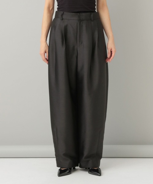 A part by（アパートバイ）の「シルクウールライクコクーンパンツ（その他パンツ・レディース・アイボリー/ブラック・MEDIUM/SMALL）」の12枚目の写真