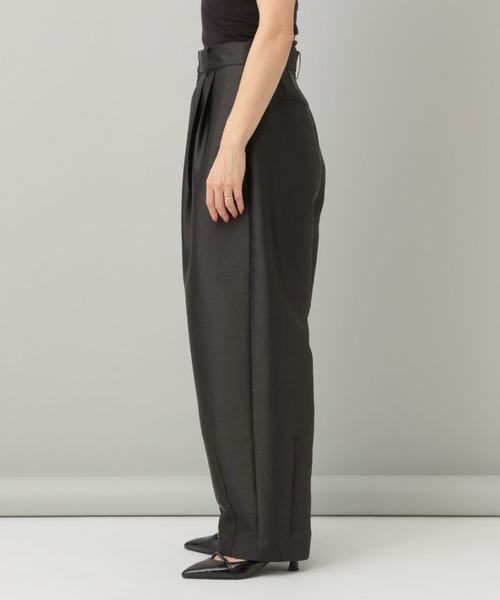 A part by（アパートバイ）の「シルクウールライクコクーンパンツ（その他パンツ・レディース・アイボリー/ブラック・MEDIUM/SMALL）」の13枚目の写真