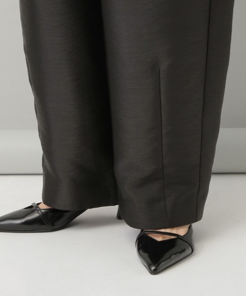 A part by（アパートバイ）の「シルクウールライクコクーンパンツ（その他パンツ・レディース・アイボリー/ブラック・MEDIUM/SMALL）」の17枚目の写真