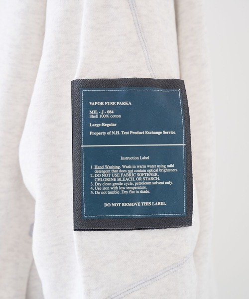 N.HOOLYWOOD（N.ハリウッド）の「【N.HOOLYWOOD】別注 9256-BL01-901 ZIP HOODIE（パーカー・メンズ・ブラック/グレー・36/38/40）」の14枚目の写真