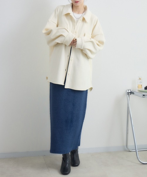 RU.TI.LE（ルチル）の「【RU.TI.LE】裏起毛コーデュロイジャケット（その他アウター・レディース・ブラック/アイボリー・MEDIUM）」の10枚目の写真