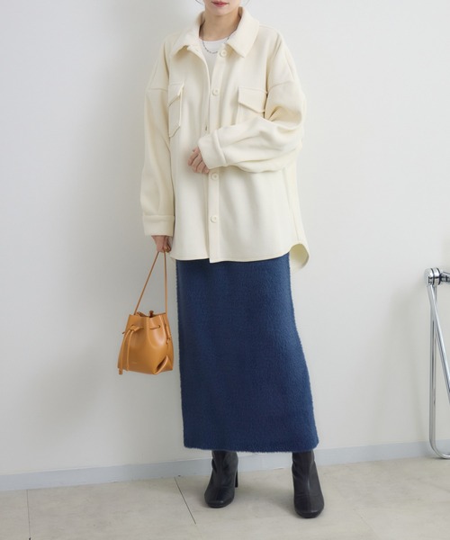 RU.TI.LE（ルチル）の「【RU.TI.LE】裏起毛コーデュロイジャケット（その他アウター・レディース・ブラック/アイボリー・MEDIUM）」の11枚目の写真