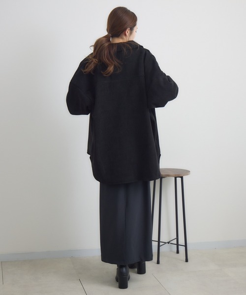 RU.TI.LE（ルチル）の「【RU.TI.LE】裏起毛コーデュロイジャケット（その他アウター・レディース・ブラック/アイボリー・MEDIUM）」の6枚目の写真
