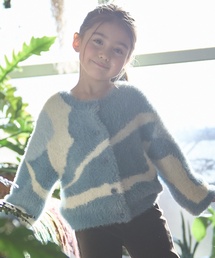 petit main | 【リンク】シャギーニット柄カーディガン(カーディガン/ボレロ)