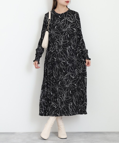 アンナ専用　ONE PIECE セール】カラミストライプワンピース（ワンピース）｜niko and