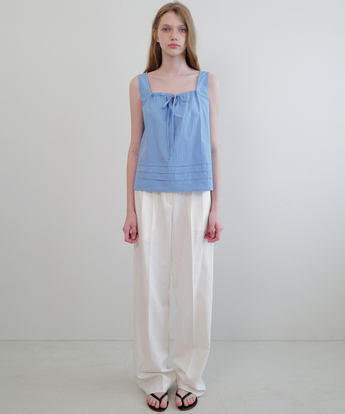 ANDNEEDS(アンドニーズ)の「Linen wide slacks (ivory)(スラックス・レディース・その他・MEDIUM/SMALL)」の2枚目の写真