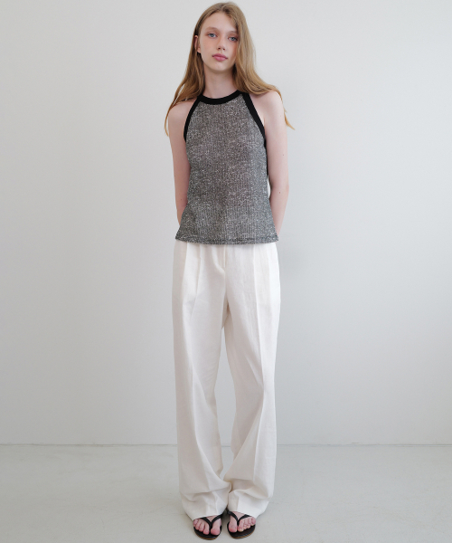 ANDNEEDS(アンドニーズ)の「Linen wide slacks (ivory)(スラックス・レディース・その他・MEDIUM/SMALL)」の3枚目の写真