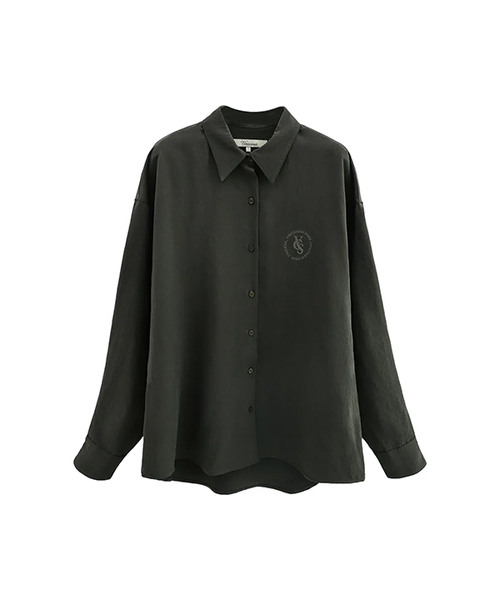 Vivacious(ビバシャス)の「Core Classic Shirt_4Colors(シャツ/ブラウス・レディース・ブラック/ホワイト/ベージュ/カーキ・SMALL/MEDIUM)」の4枚目の写真