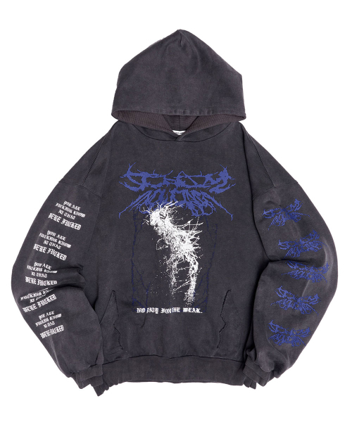 MALEVOLENT HOODIE — худи Charcoal