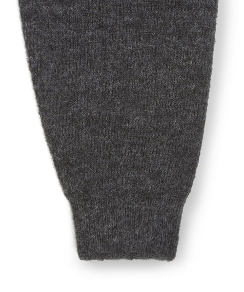 BESLOW(ビースロー)の「LAYERED COLLAR KNIT MELANGE CHARCOAL(ニット/セーター・メンズ・その他・SMALL/MEDIUM/LARGE/X-LARGE)」の5枚目の写真