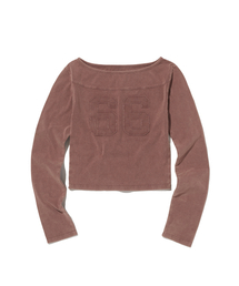 66 WASHED LONG SLEEVE [BURGUNDY]