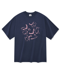 キャッツ 半袖Tシャツ ネイビー