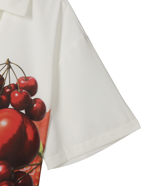 SUNDAY FRUIT MARKET（サンデーフルーツマーケット）の「FRUITY SHIRT IVORY（シャツ/ブラウス・レディース・その他・SMALL/MEDIUM/LARGE）」の3枚目の写真