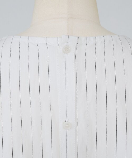 BEARDSLEY(ビアズリー)の「袖口ニットシャツ(シャツ/ブラウス・レディース・アイボリー/チャコールグレー・FREE)」の18枚目の写真