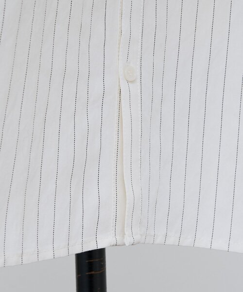 BEARDSLEY(ビアズリー)の「袖口ニットシャツ(シャツ/ブラウス・レディース・アイボリー/チャコールグレー・FREE)」の19枚目の写真