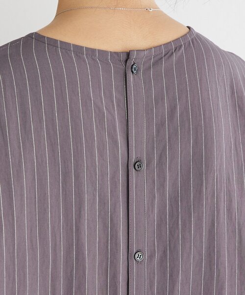 BEARDSLEY(ビアズリー)の「袖口ニットシャツ(シャツ/ブラウス・レディース・アイボリー/チャコールグレー・FREE)」の21枚目の写真