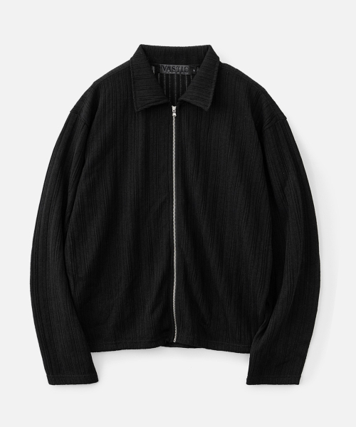 VASTIC(バスティック)の「ジップニットカーディガン_ブラック(カーディガン/ボレロ・メンズ・その他・MEDIUM/LARGE)」の4枚目の写真