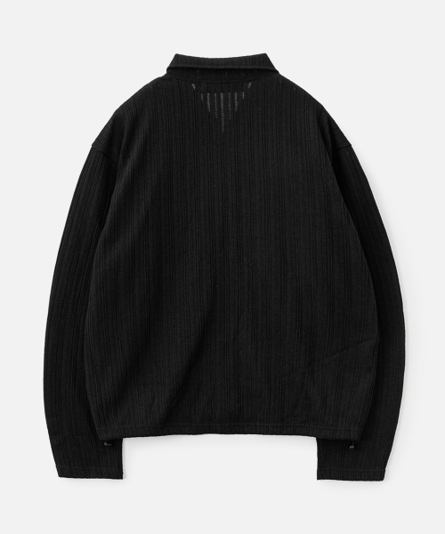 VASTIC(バスティック)の「ジップニットカーディガン_ブラック(カーディガン/ボレロ・メンズ・その他・MEDIUM/LARGE)」の5枚目の写真