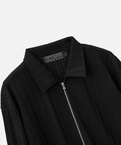 VASTIC(バスティック)の「ジップニットカーディガン_ブラック(カーディガン/ボレロ・メンズ・その他・MEDIUM/LARGE)」の6枚目の写真