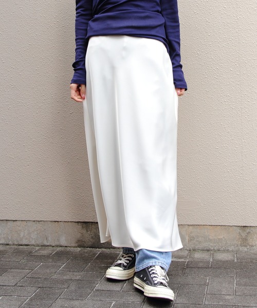 THE SHINZONE（ザ　シンゾーン）の「THE SHINZONE/シンゾーン　レースエプロンスカート　LACE APRON SKIRT　26SMSSK02　2点セット（スカート・レディース・ホワイト/ブラック・36）」の8枚目の写真