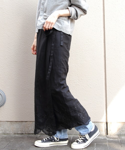 THE SHINZONE/シンゾーン レースエプロンスカート LACE APRON SKIRT