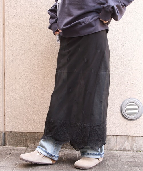 THE SHINZONE/シンゾーン レースエプロンスカート LACE APRON SKIRT