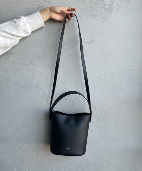 YAHKI（ヤーキ）の「[YAHKI/ヤーキ] クロスボディ バケツ型2WAY ショルダーバッグ（ショルダーバッグ・レディース・アイボリー/ブラック・ONE SIZE）」の21枚目の写真
