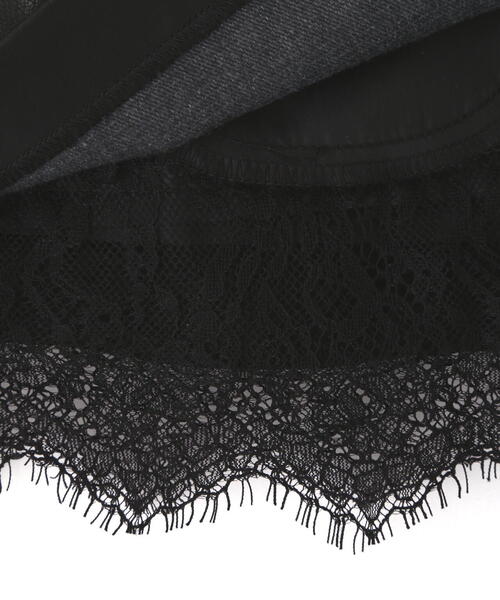 FREE'S MART（フリーズマート）の「◆レースレイヤードエコレザーショートパンツ（その他パンツ・レディース・ブラウン/ブラック・FREE）」の14枚目の写真