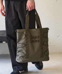 【MAISON CLUB】ドローコード付きトートバック　A4サイズ/M-65 MA-1 A4収納可能　大容量