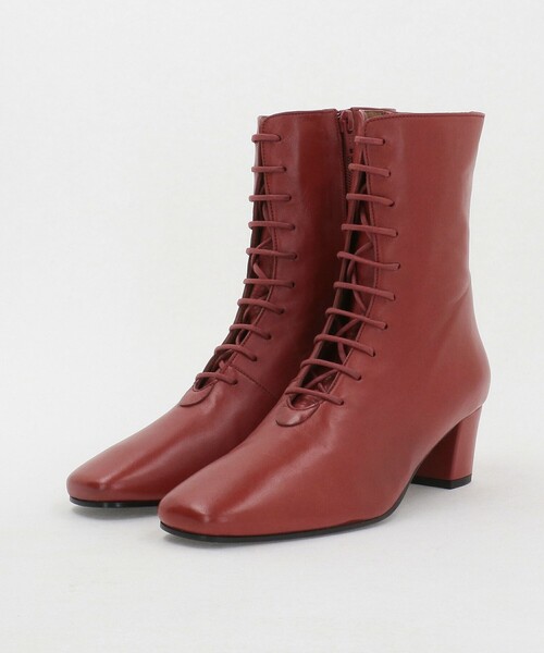 Steven Alan(スティーブンアラン)の「<Anne Thomas>PAVLOVA BOOTS/ショートブーツ(その他シューズ・レディース・レッド・39/37/38)」の2枚目の写真