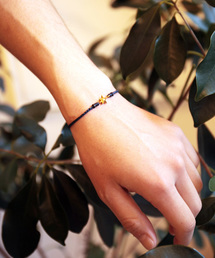 amp japan | Braid Waxed Cord Bracelet -Star-(ブレスレット)