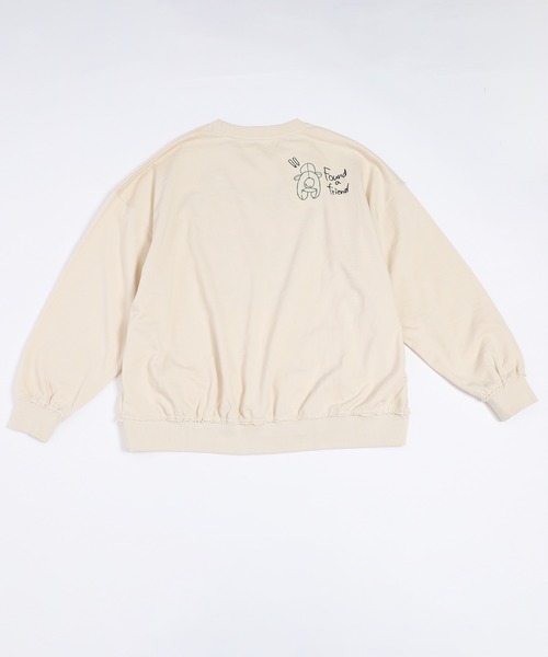 DOUBLE NAME（ダブルネーム）の「How to Capture a Dino. Heart 刺しゅうプルオーバー（スウェット・レディース・グレー/オフホワイト・FREE）」の17枚目の写真