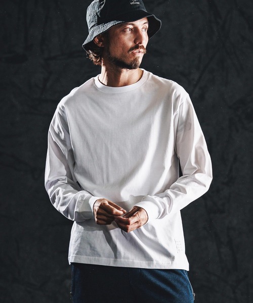 wjk reluxe(ダブルジェーケーリラックス)の「mlt5532-compact combed yarn LS tee ロングスリーブTシャツ(WR26S-28)(Tシャツ/カットソー・メンズ・ブラック/ネイビー/ホワイト・XL/L/M/S)」の4枚目の写真