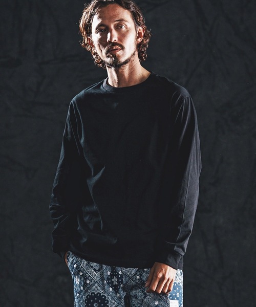 wjk reluxe(ダブルジェーケーリラックス)の「mlt5532-compact combed yarn LS tee ロングスリーブTシャツ(WR26S-28)(Tシャツ/カットソー・メンズ・ブラック/ネイビー/ホワイト・XL/L/M/S)」の12枚目の写真