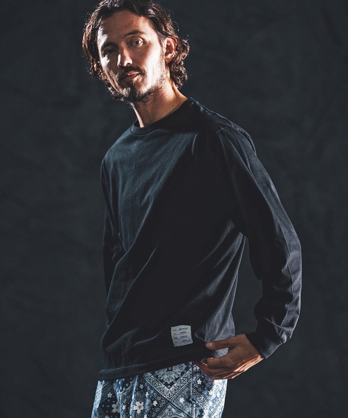 wjk reluxe(ダブルジェーケーリラックス)の「mlt5532-compact combed yarn LS tee ロングスリーブTシャツ(WR26S-28)(Tシャツ/カットソー・メンズ・ブラック/ネイビー/ホワイト・XL/L/M/S)」の13枚目の写真