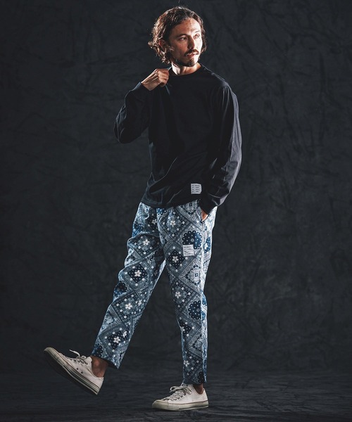 wjk reluxe(ダブルジェーケーリラックス)の「mlt5532-compact combed yarn LS tee ロングスリーブTシャツ(WR26S-28)(Tシャツ/カットソー・メンズ・ブラック/ネイビー/ホワイト・XL/L/M/S)」の14枚目の写真