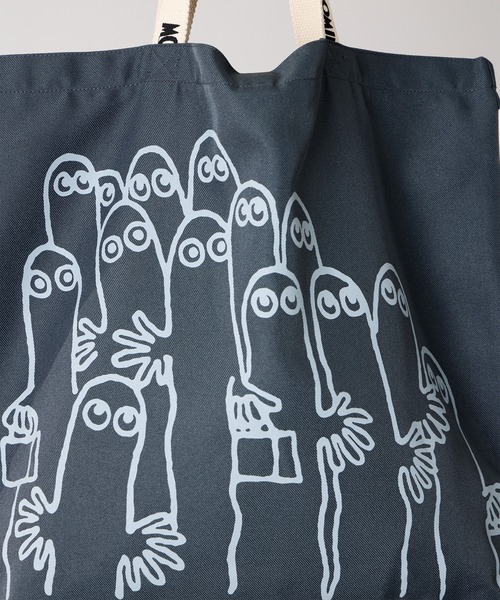 MOOMIN（ムーミン）の「【 MOOMIN / ムーミン 】 ムーミンロゴテープ　トートバッグ　WNI（トートバッグ・レディース・チャコール/ブルー/グリーン/レッド・FREE）」の12枚目の写真