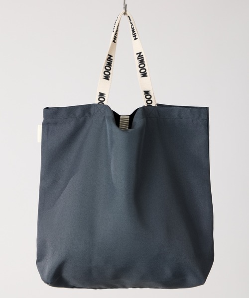 MOOMIN（ムーミン）の「【 MOOMIN / ムーミン 】 ムーミンロゴテープ　トートバッグ　WNI（トートバッグ・レディース・チャコール/ブルー/グリーン/レッド・FREE）」の6枚目の写真