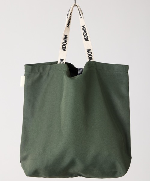 MOOMIN（ムーミン）の「【 MOOMIN / ムーミン 】 ムーミンロゴテープ　トートバッグ　WNI（トートバッグ・レディース・チャコール/ブルー/グリーン/レッド・FREE）」の7枚目の写真