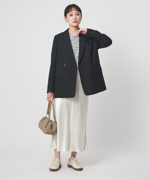 セール】［size SHORTあり］ラミーブレンド ダブル ジャケット
