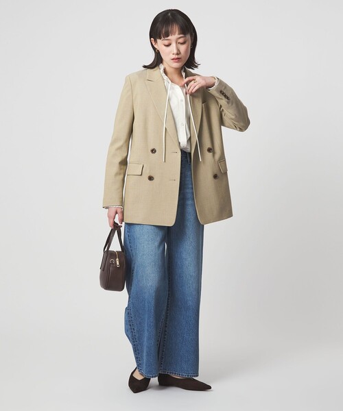 size SHORTあり］ラミーブレンド ダブル ジャケット（テーラード