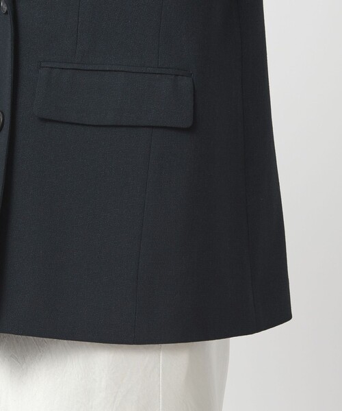 green label relaxing（グリーンレーベルリラクシング）の「［size SHORTあり］ラミーブレンド ダブル ジャケット（テーラードジャケット・レディース・ベージュ/ネイビー・SHORT/36/38）」の11枚目の写真