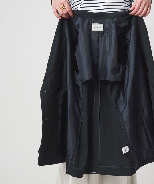 green label relaxing（グリーンレーベルリラクシング）の「［size SHORTあり］ラミーブレンド ダブル ジャケット（テーラードジャケット・レディース・ベージュ/ネイビー・SHORT/36/38）」の14枚目の写真