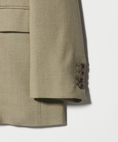 green label relaxing（グリーンレーベルリラクシング）の「［size SHORTあり］ラミーブレンド ダブル ジャケット（テーラードジャケット・レディース・ベージュ/ネイビー・SHORT/36/38）」の21枚目の写真