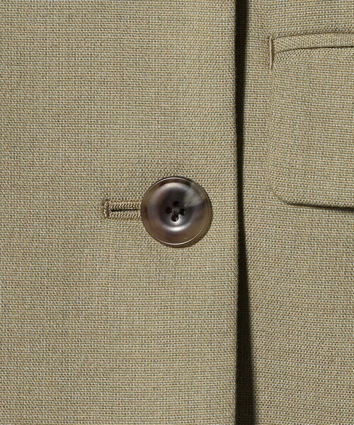 green label relaxing（グリーンレーベルリラクシング）の「［size SHORTあり］ラミーブレンド ダブル ジャケット（テーラードジャケット・レディース・ベージュ/ネイビー・SHORT/36/38）」の15枚目の写真