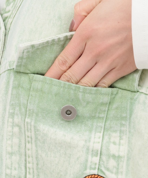 チチカカ（チチカカ）の「Orale! カラーデニムベスト（ベスト・レディース・ブラック/ライトグリーン/ピンク・FREE）」の13枚目の写真