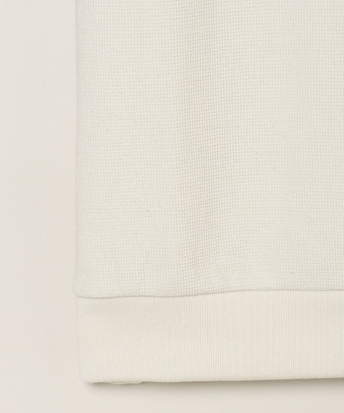 three dots（スリードッツ）の「ウールミックス パイルフリース クルーネック（スウェット・メンズ・ブラック/グレー系その他/ブルー系その他・SMALL/MEDIUM/LARGE）」の8枚目の写真