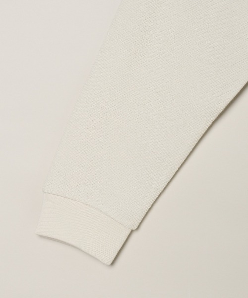 three dots（スリードッツ）の「ウールミックス パイルフリース クルーネック（スウェット・メンズ・ブラック/グレー系その他/ブルー系その他・SMALL/MEDIUM/LARGE）」の7枚目の写真